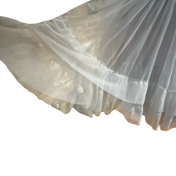 Anthropologie Sheer Tulle Corset Twofer Midi Dress - Picture 10 of 16